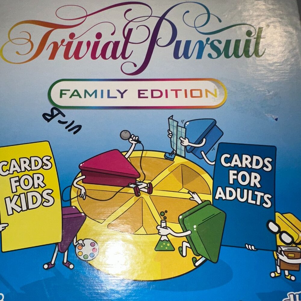 Trivial Pursuit Family Edition Board Game